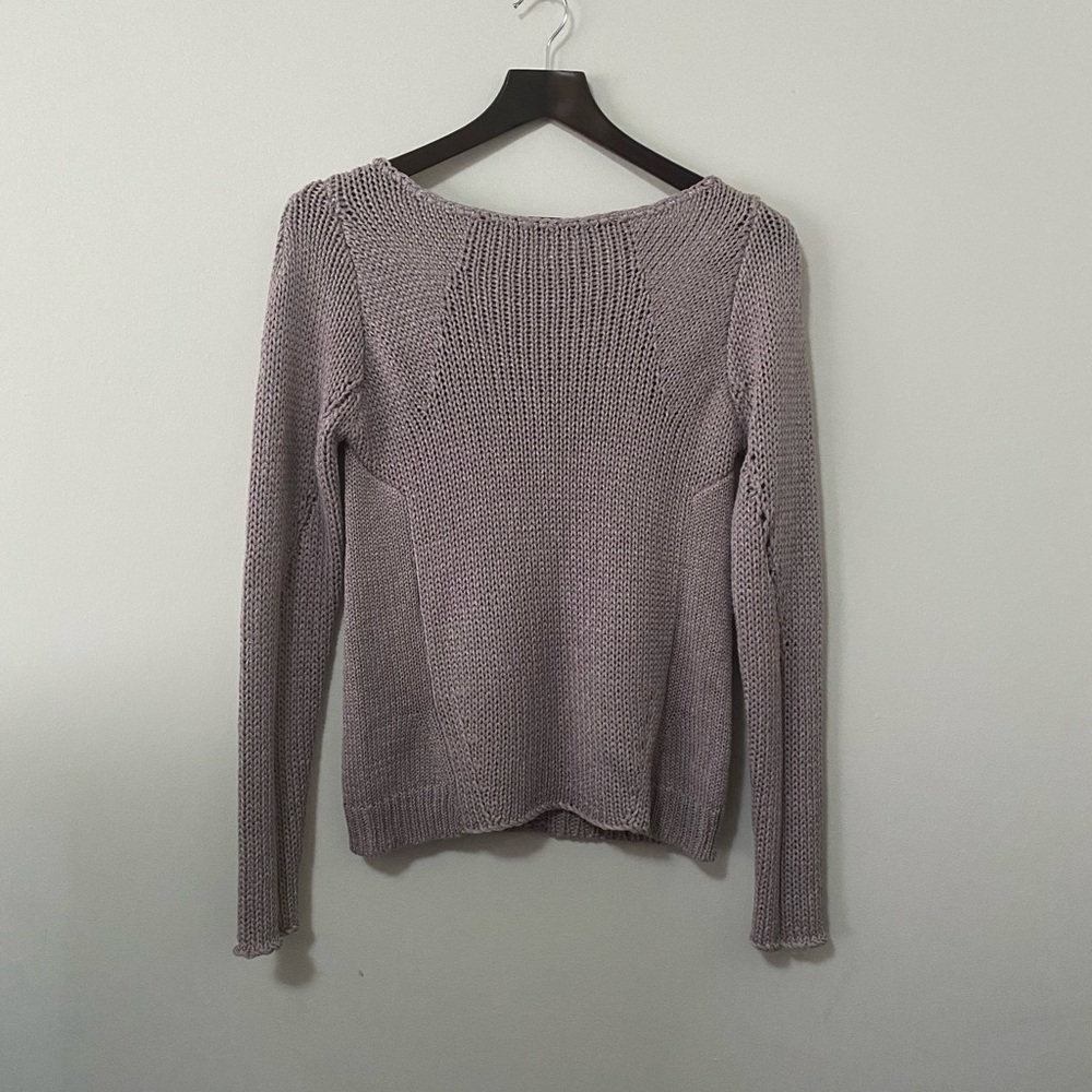 Diane von Furstenberg Lilac Knotted Sweater / P